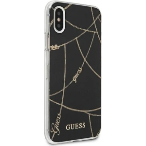 Hurtownia GSM - Etui Guess GUHCI65PCUCHBK Apple iPhone XS Max schwarz/black hardcase Gold Chain Collection - GUE822BLK - {ean13} - Hurt