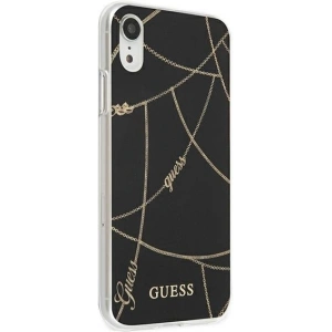 Hurtownia GSM - Etui Guess GUHCI61PCUCHBK Apple iPhone XR czarny/black hardcase Gold Chain Collection - GUE821BLK - {ean13} - Hurt
