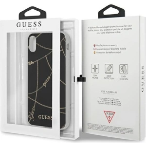 Hurtownia GSM - Etui Guess GUHCI61PCUCHBK Apple iPhone XR czarny/black hardcase Gold Chain Collection - GUE821BLK - {ean13} - Hurt