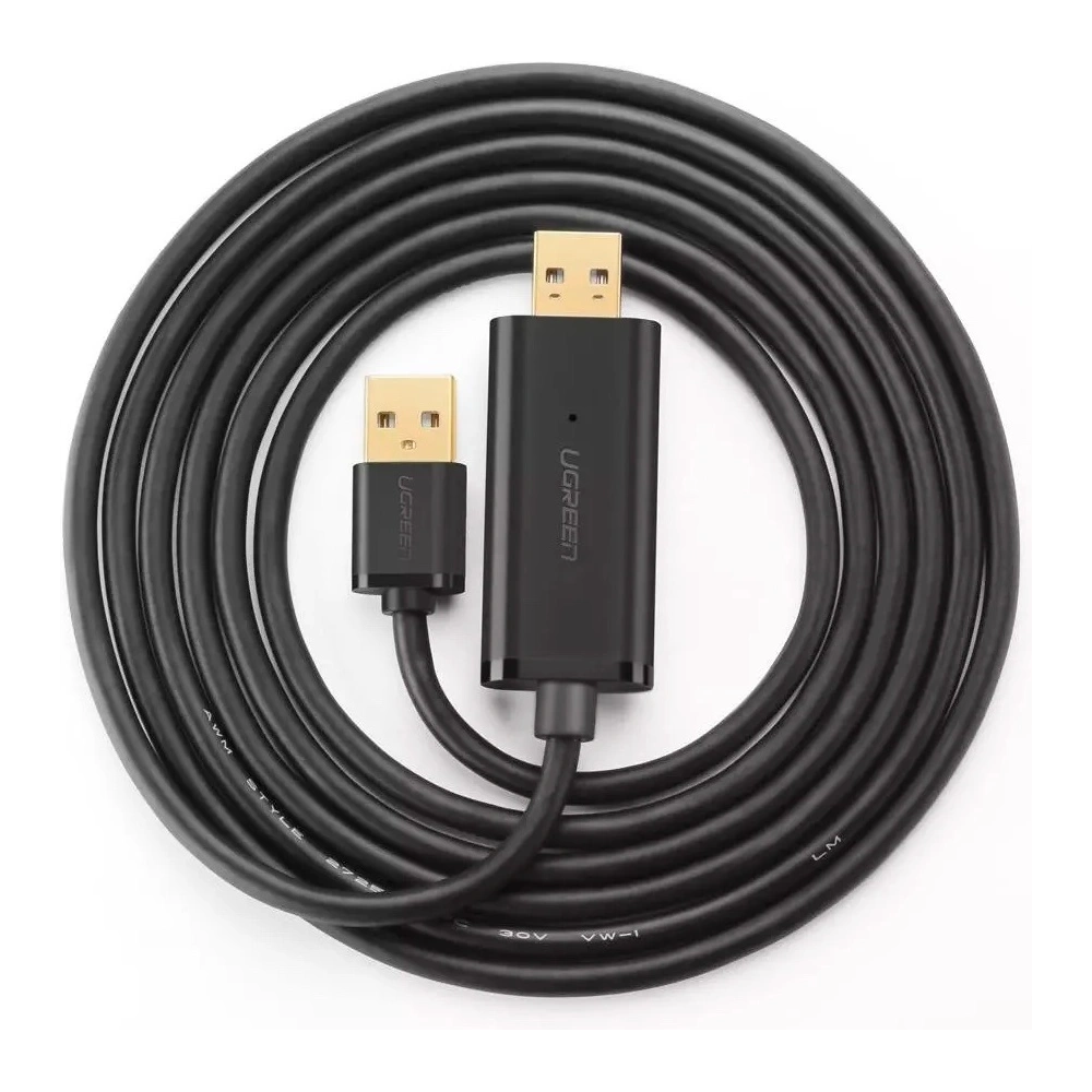 Hurtownia GSM - UGREEN US166 Kabel USB A-A do transferu danych, 2m (czarny) - UGR591BLK - {ean13} - Hurt