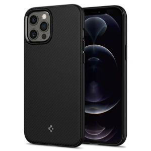 Etui Spigen Mag Armor Apple iPhone 12/12 Pro Matt Schwarz