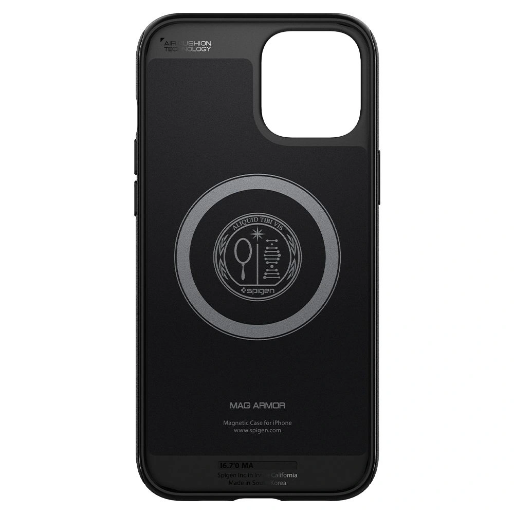 Wholesale Spigen Mag Armor Apple iPhone 12/12 Pro Matte Black - SPN1422BLK - {ean13} - Hurt