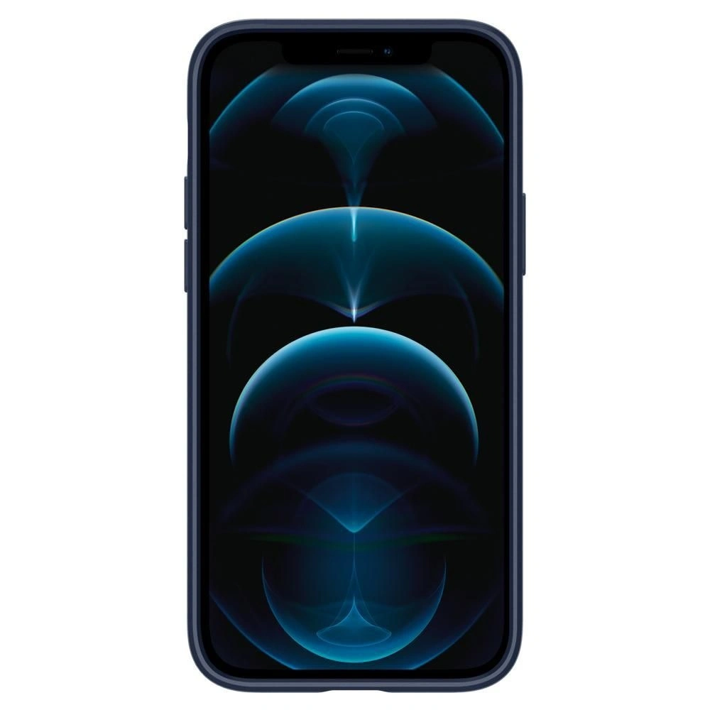 Hurtownia GSM - Etui Spigen Thin Fit Apple iPhone 12/12 Pro Navy Blue - SPN1423BLU - {ean13} - Hurt