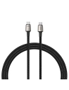 Kabel USB-C do USB-C, magnetyczny Baseus Zinc 5A 1.2m (czarny)