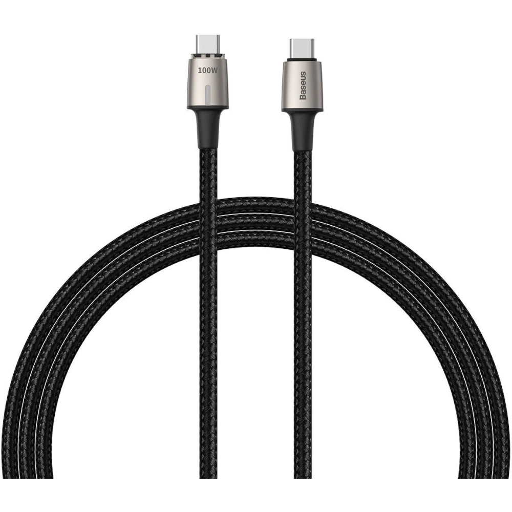 Hurtownia GSM - Kabel USB-C do USB-C, magnetyczny Baseus Zinc 5A 1.2m (czarny) - BSU1989BLK - {ean13} - Hurt