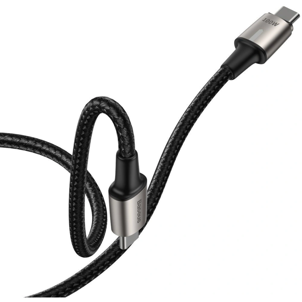 Wholesale Baseus Zinc Magnetic USB-C USB-C Cable 5A 1.2m (Black) - BSU1989BLK - {ean13} - Hurt