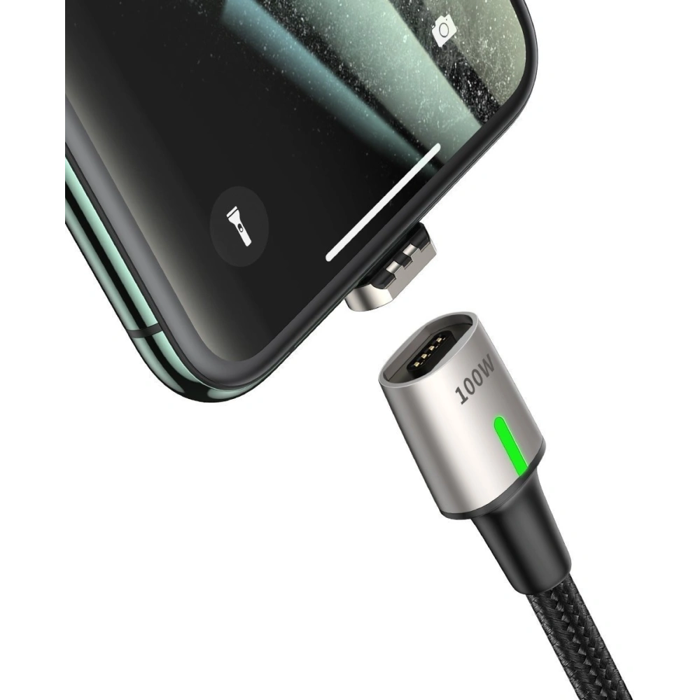 Hurtownia GSM - Kabel USB-C do USB-C, magnetyczny Baseus Zinc 5A 1.2m (czarny) - BSU1989BLK - {ean13} - Hurt