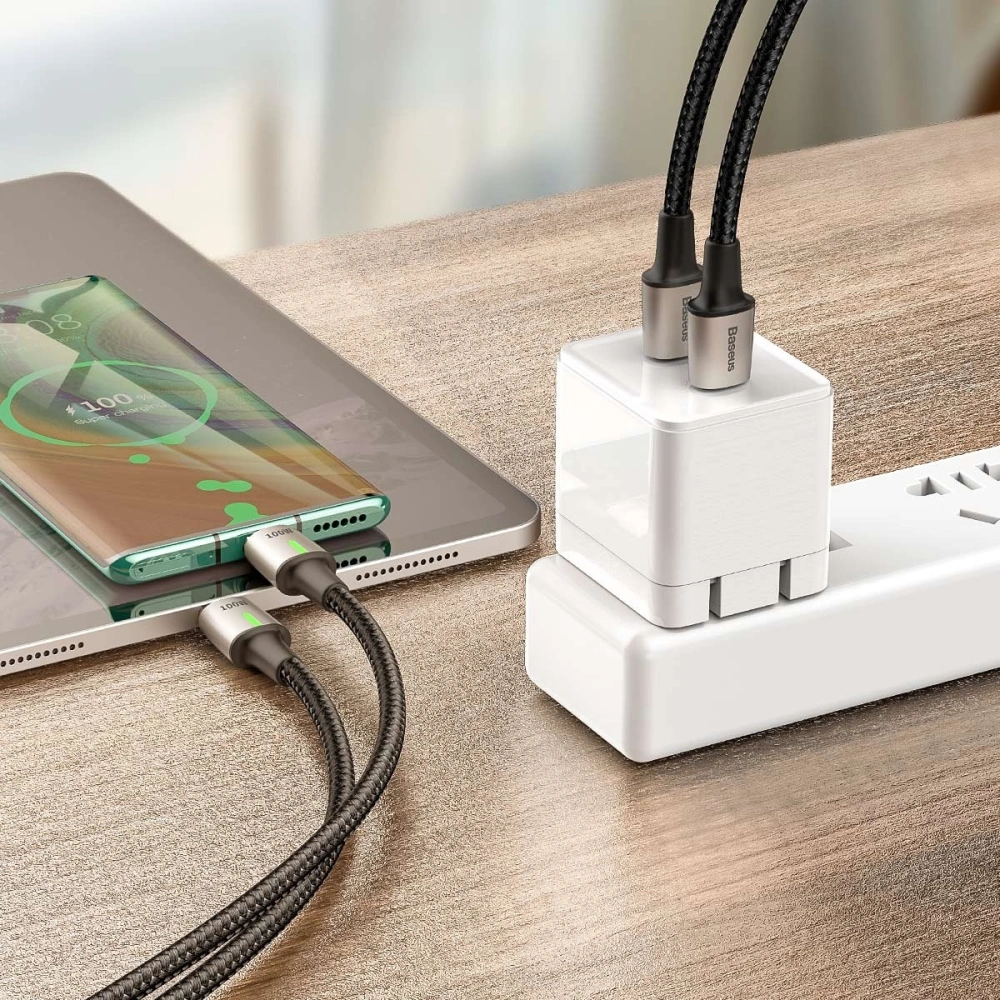 Hurtownia GSM - Kabel USB-C do USB-C, magnetyczny Baseus Zinc 5A 1.2m (czarny) - BSU1989BLK - {ean13} - Hurt
