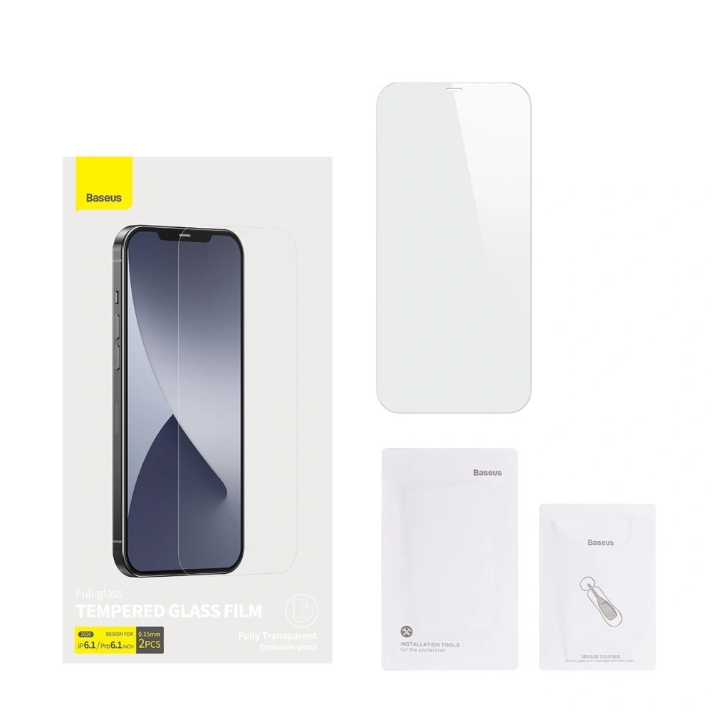 Hurtownia GSM - Szkło hartowane 0.15mm Baseus Apple iPhone 12/12 Pro (2szt.) - BSU1991 - {ean13} - Hurt