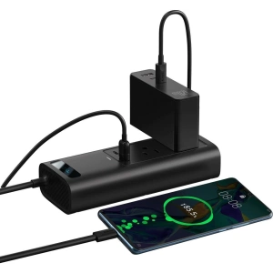 Hurtownia GSM - Inwerter samochodowy Baseus 150W, 110V, US/JP (czarny) - BSU1993BLK - {ean13} - Hurt