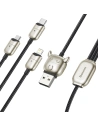 Hurtownia GSM - Kabel USB Baseus Year of the Ox 3w1 USB-C / Lightning / Micro 1,2m 3.5A (czarny) - BSU1995BLK - {ean13} - Hurt