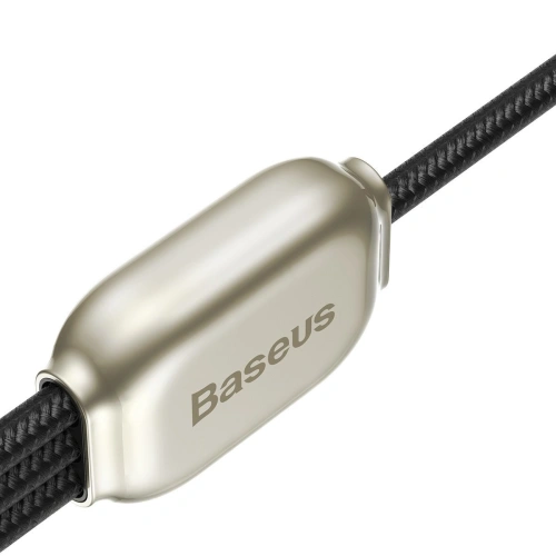 Kabel USB Baseus Year of the Ox 3w1 USB-C / Lightning / Micro 1,2m 3.5A (czarny)