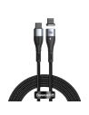 Kabel USB-C do USB-C, magnetyczny Baseus Zinc 100W 1.5m (czarny)