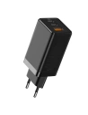 Hurtownia GSM - Ładowarka sieciowa Baseus GaN Pro, C+C+A, 65W, EU (czarna) - BSU1998BLK - {ean13} - Hurt
