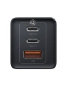 Hurtownia GSM - Ładowarka sieciowa Baseus GaN Pro, C+C+A, 65W, EU (czarna) - BSU1998BLK - {ean13} - Hurt