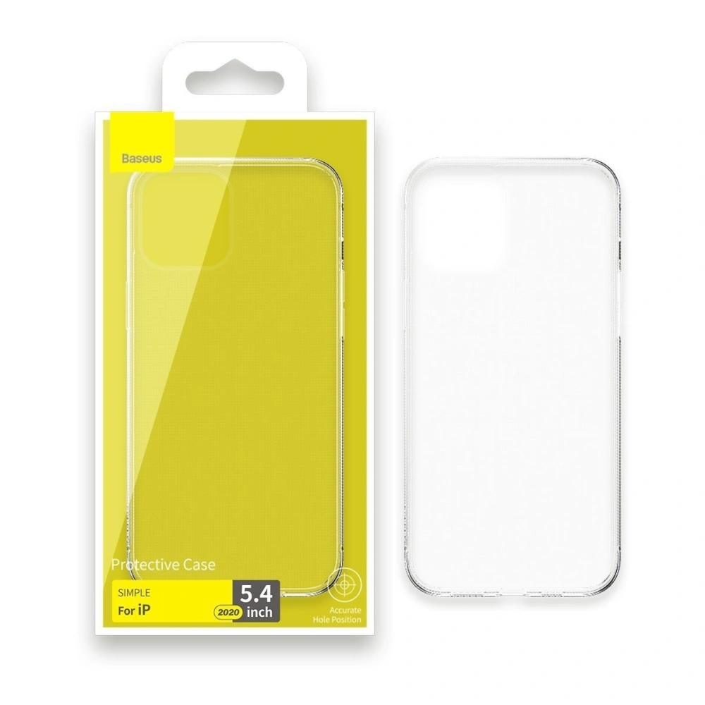 Wholesale Transparent Baseus Simplicity Case Apple iPhone 12 mini - BSU2001CL - {ean13} - Hurt