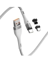 Hurtownia GSM - Kabel USB Baseus Fast 4w1 USB do USB-C / Lightning / Micro 3A 1m (biały) - BSU2002WHT - {ean13} - Hurt
