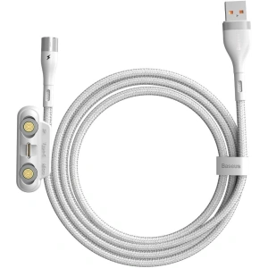 Kabel USB Baseus Fast 4w1 USB do USB-C / Lightning / Micro 3A 1m (biały)