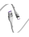 Kabel magnetyczny USB - USB-C Baseus Zinc 5A 1m (biały)