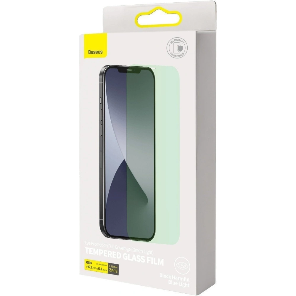 Hurtownia GSM - Szkło hartowane 0.15mm Baseus Eye-Protection Apple iPhone 12/12 Pro (2 sztuki) - BSU2004 - {ean13} - Hurt