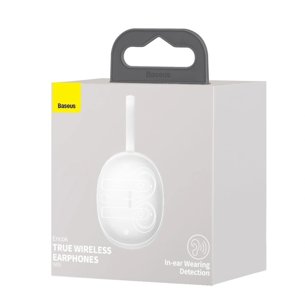 Hurtownia GSM - Słuchawki TWS Baseus Encok W05, Bluetooth 5.0 (białe) - BSU2005WHT - {ean13} - Hurt