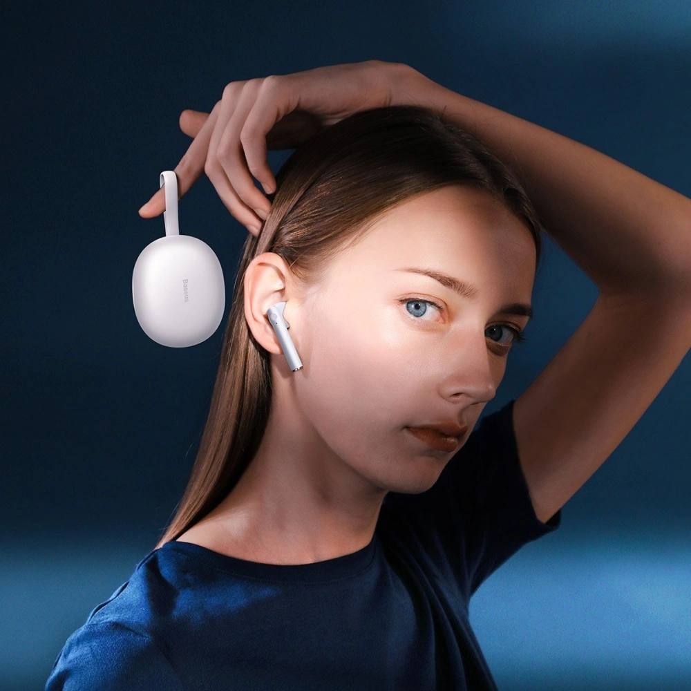 Hurtownia GSM - Słuchawki TWS Baseus Encok W05, Bluetooth 5.0 (białe) - BSU2005WHT - {ean13} - Hurt