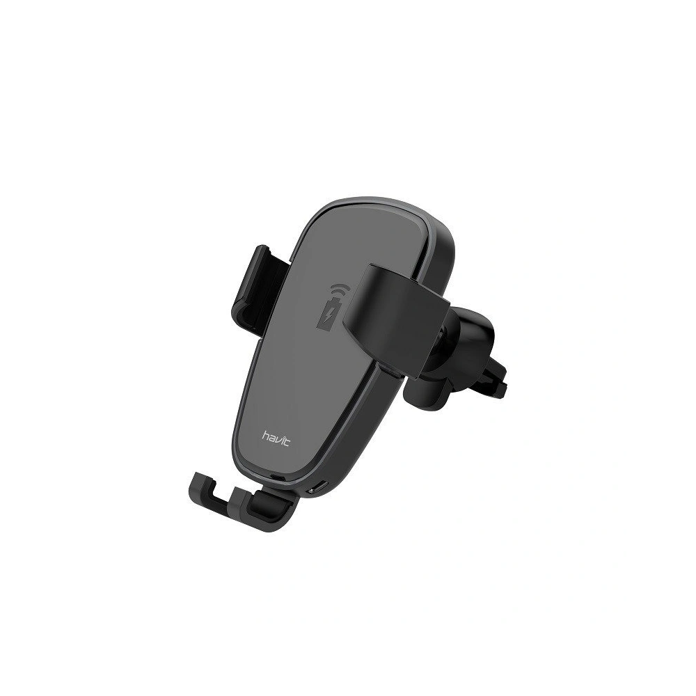 Hurtownia GSM - Uchwyt grawitacyjny z ładowarka indukcyjną Havit H341 (czarny) - HVT001BLK - {ean13} - Hurt