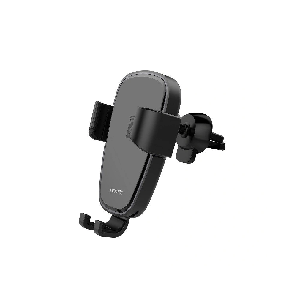 Wholesale Havit H341 Gravity car mount with wireless charger (black) - HVT001BLK - {ean13} - Hurt