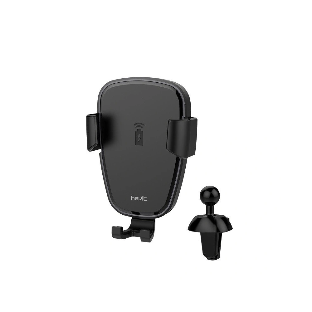 Hurtownia GSM - Uchwyt grawitacyjny z ładowarka indukcyjną Havit H341 (czarny) - HVT001BLK - {ean13} - Hurt