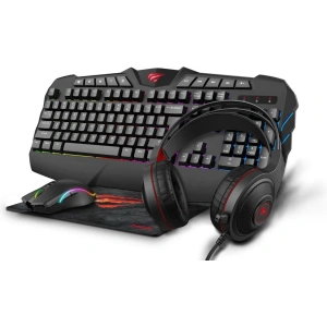 Hurtownia GSM - Zestaw gamingowy 4w1 Havit GAMENOTE KB675CM Słuchawki + klawiatura + myszka + podkładka - HVT023 - {ean13} - Hurt