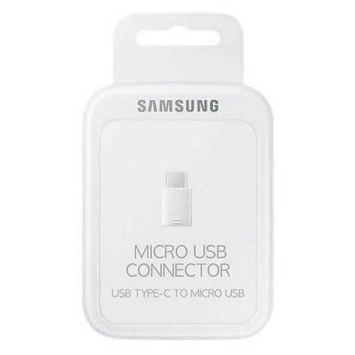 Adapter Samsung EE-GN930KW blister USB-C - microUSB biały/white