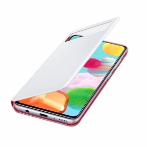 Hurtownia GSM - Etui Samsung Galaxy A41 EF-EA415PW biały/black S View Wallet Cover - SMG045WHT - {ean13} - Hurt