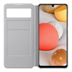 Hurtownia GSM - Etui Samsung Galaxy A42 5G EF-EA426PW biały/white S View Wallet Cover - SMG047WHT - {ean13} - Hurt
