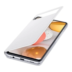 Hurtownia GSM - Etui Samsung Galaxy A42 5G EF-EA426PW biały/white S View Wallet Cover - SMG047WHT - {ean13} - Hurt