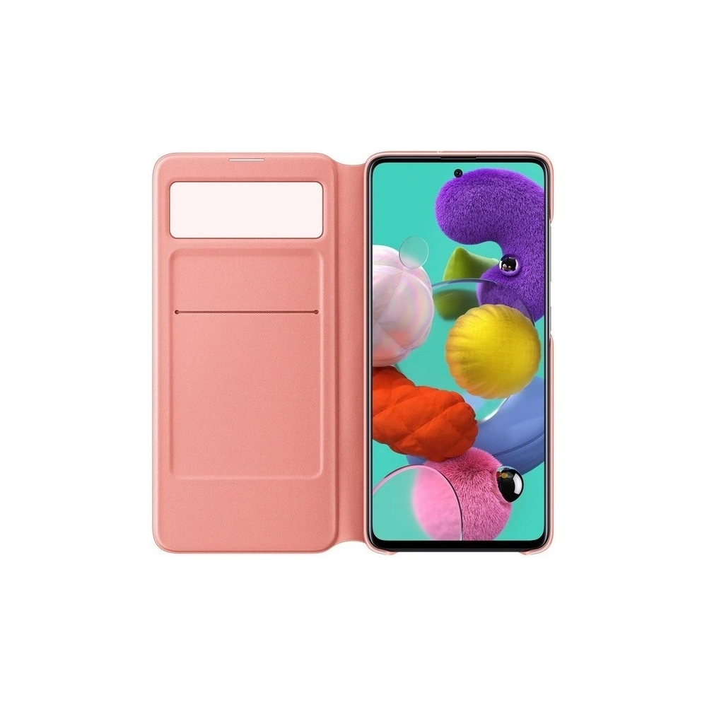 Wholesale Samsung Galaxy A51 EF-EA515PW white S View Wallet Cover - SMG049WHT - {ean13} - Hurt