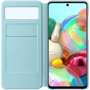 Hurtownia GSM - Etui Samsung Galaxy A71 EF-EA715PB czarny/black S View Wallet Cover - SMG050BLK - {ean13} - Hurt