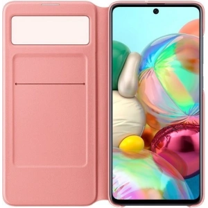 Hurtownia GSM - Etui Samsung Galaxy A71 EF-EA715PW biały/white S View Wallet Cover - SMG051WHT - {ean13} - Hurt