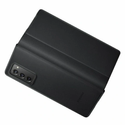 Etui Samsung Galaxy Z Fold 2 5G EF-FF916LB czarny/black Leather Flip Cover