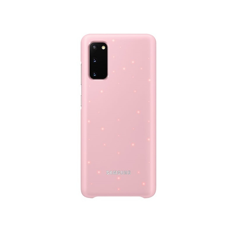 Hurtownia Samsung - 8806090273636 - SMG064PNK - Etui Samsung Galaxy S20 EF-KG980CP różowy/pink LED Cover - B2B homescreen