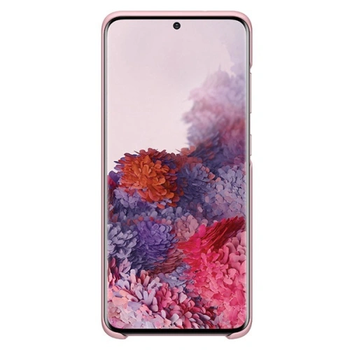Etui Samsung Galaxy S20 EF-KG980CP różowy/pink LED Cover