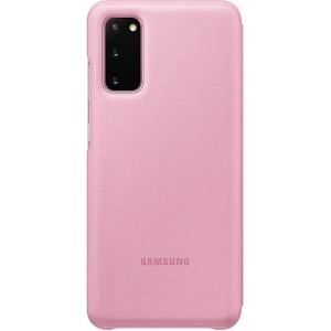 Hurtownia GSM - Etui Samsung Galaxy S20 EF-NG980PP różowy/pink LED View Cover - SMG074PNK - {ean13} - Hurt