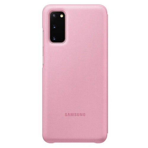 Etui Samsung Galaxy S20 EF-NG980PP różowy/pink LED View Cover
