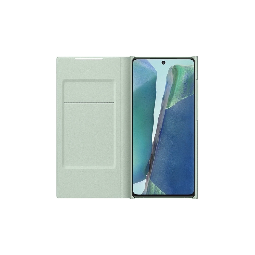 Wholesale Samsung Galaxy Note 20 EF-NN980PM mint LED View Cover - SMG085MNT - {ean13} - Hurt
