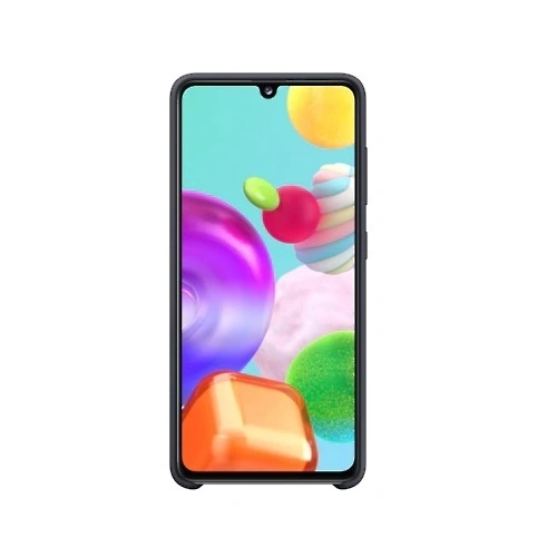Etui Samsung Galaxy A41 EF-PA415TB czarny/black Silicone Cover