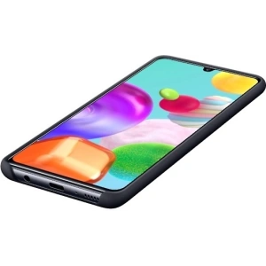Hurtownia GSM - Etui Samsung Galaxy A41 EF-PA415TB czarny/black Silicone Cover - SMG089BLK - {ean13} - Hurt