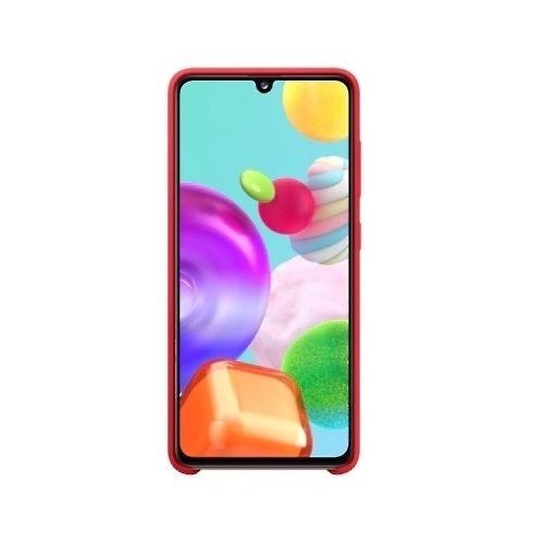 Etui Samsung Galaxy A41 EF-PA415TR czerwony/red Silicone Cover