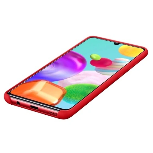 Etui Samsung Galaxy A41 EF-PA415TR czerwony/red Silicone Cover