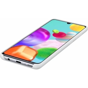Hurtownia GSM - Etui Samsung Galaxy A41 EF-PA415TW biały/white Silicone Cover - SMG092WHT - {ean13} - Hurt