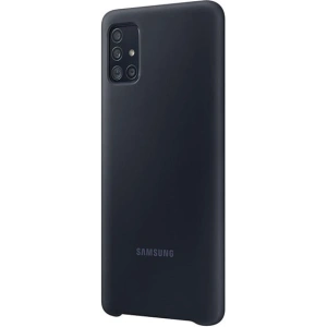 Wholesale Samsung Galaxy A51 EF-PA515TB black Silicone Cover - SMG093BLK - {ean13} - Hurt