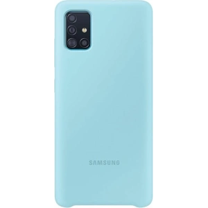 Hurtownia GSM - Etui Samsung Galaxy A51 EF-PA515TL niebieski/blue Silicone Cover - SMG094BLU - {ean13} - Hurt